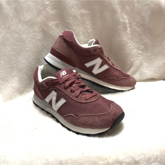 New Balance Womens 9 WL515CM3 Sneakers Burgundy Mesh & Suede  Mens 7.5 US - Picture 1 of 7